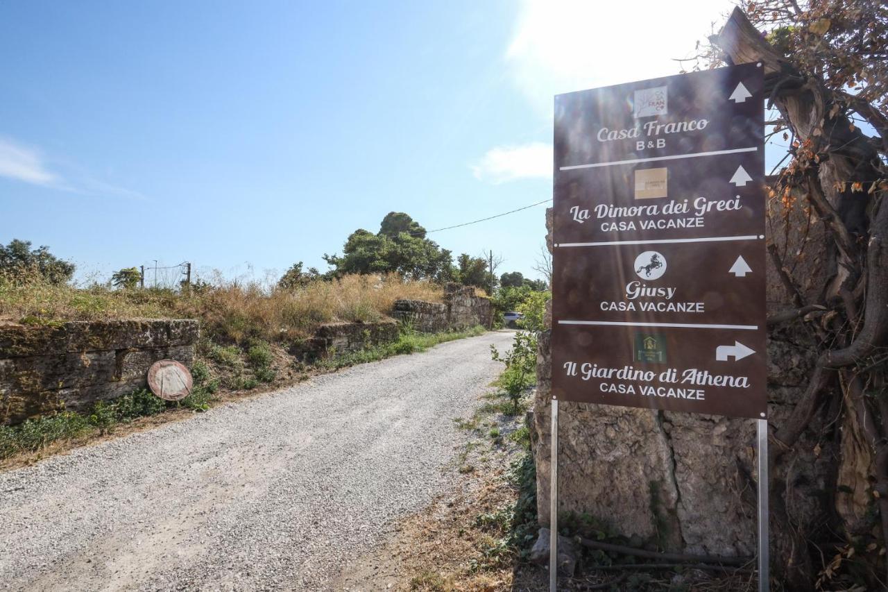 Villa Dimora dei Greci Paestum Esterno foto